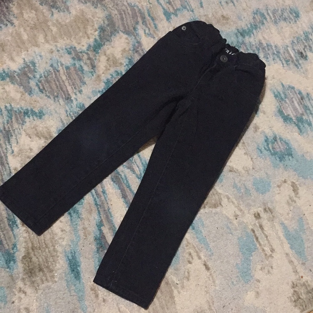 Boys black jeans size 4